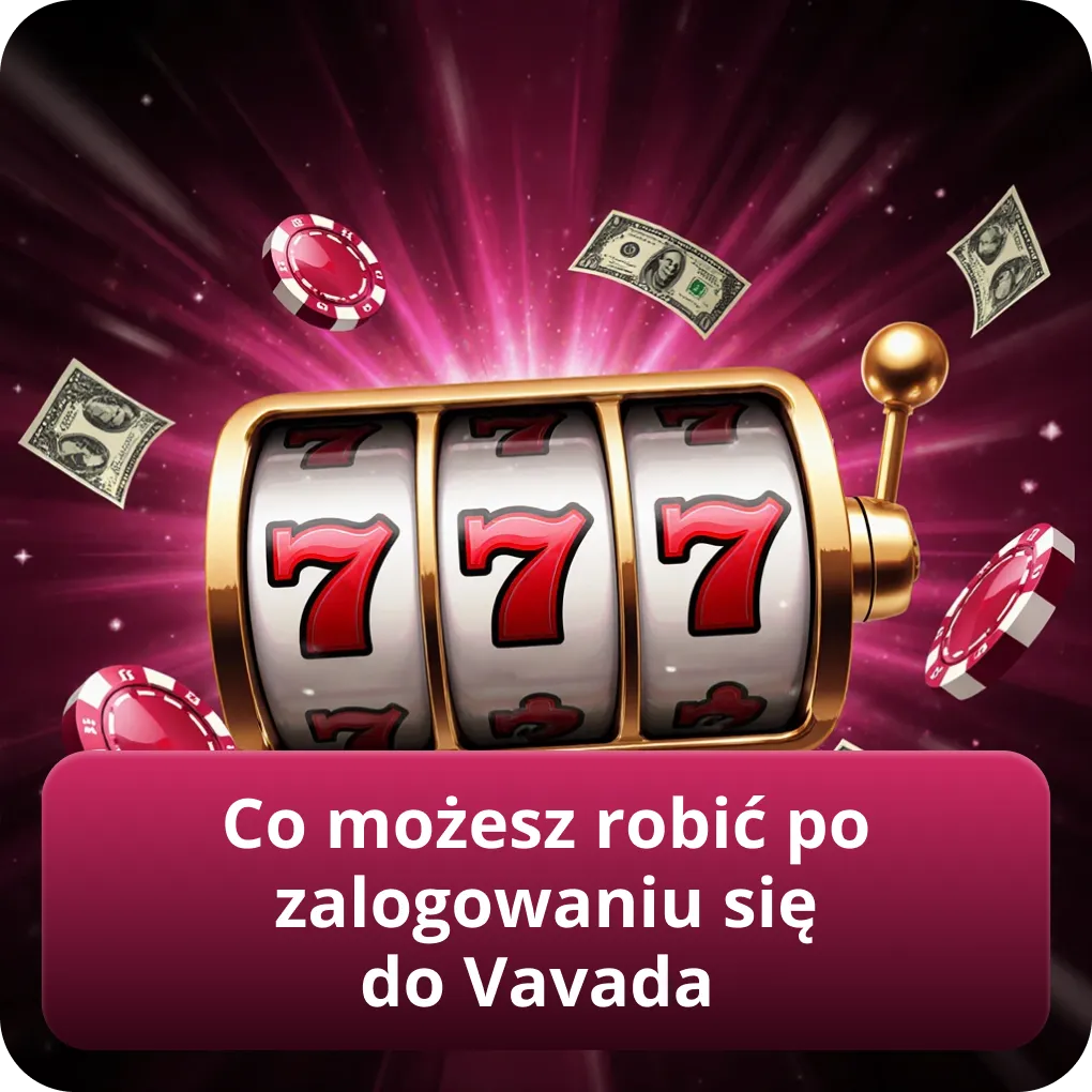Co możesz robić po zalogowaniu na swoje konto Vavada